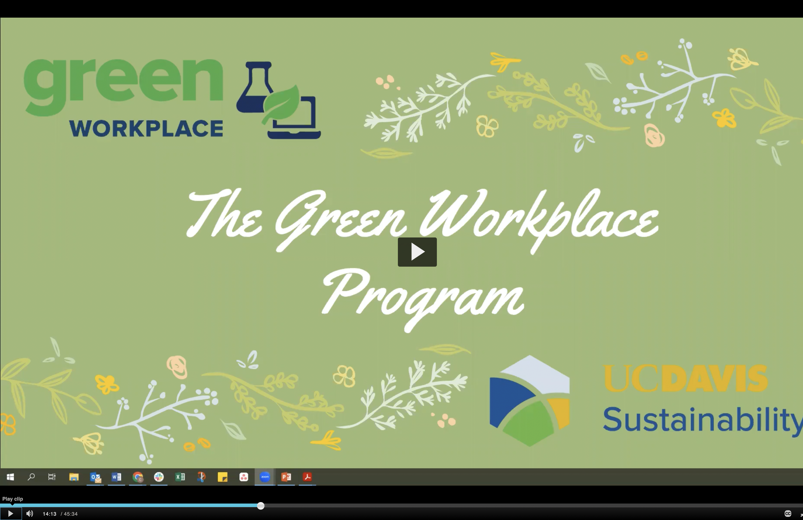 Green Workplace Program slide