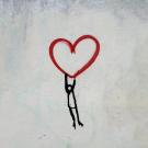 stick figure and a heart
